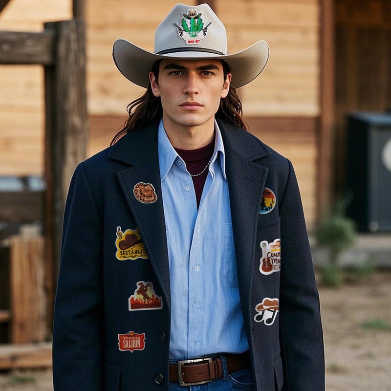 RF-patch 30Pcs Cowboy Iron on Patches, Embroidered Western Iron on/Sew on Patches for Clothes, Hats, Jeans, Dress, Backpacks, Etc - Image 5